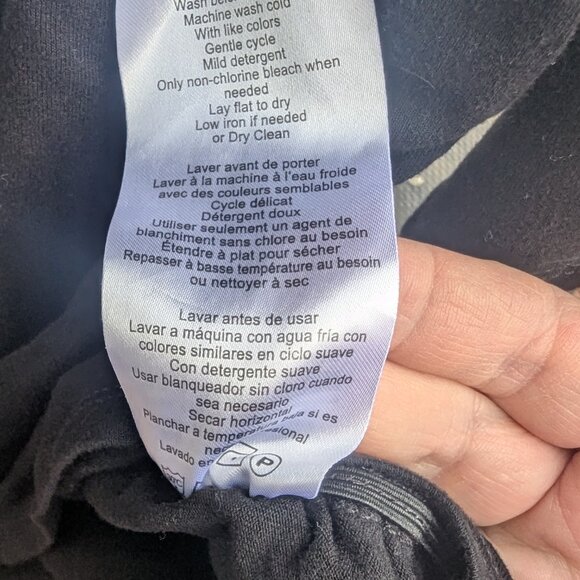 Motherhood Maternity 1X Black Lace Top - Picture 5 of 5